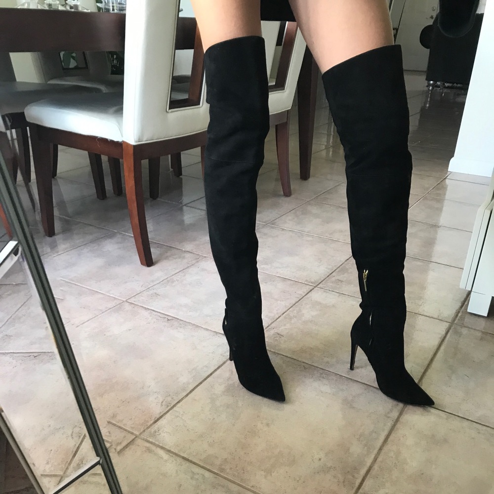 Over Knee tight high Boots heeled stiletto